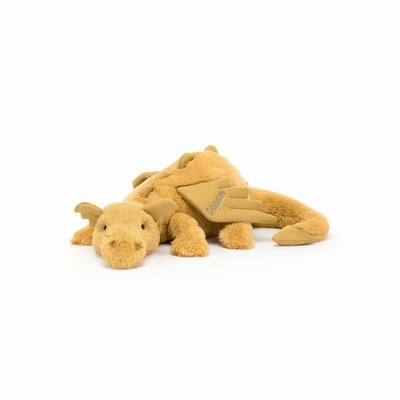 Jellycat Golden Dragon Huge Australia | 154863JNQ